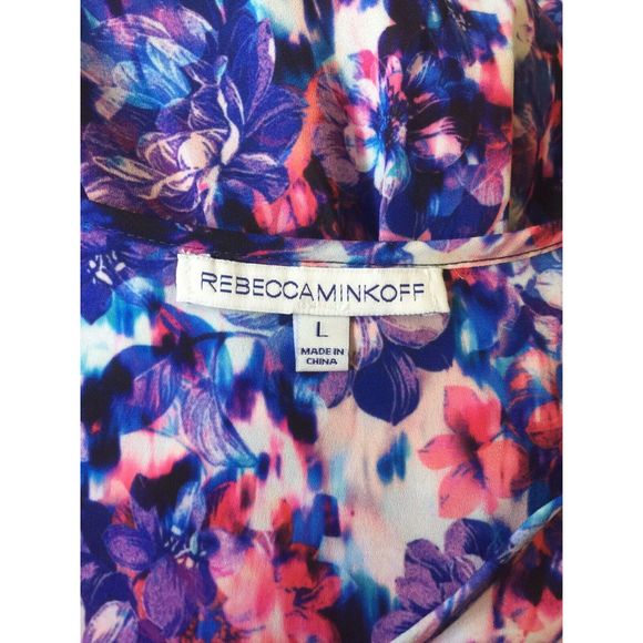 Rebecca Minkoff Gabby Cold Shoulder Top Blouse L - Picture 6 of 6